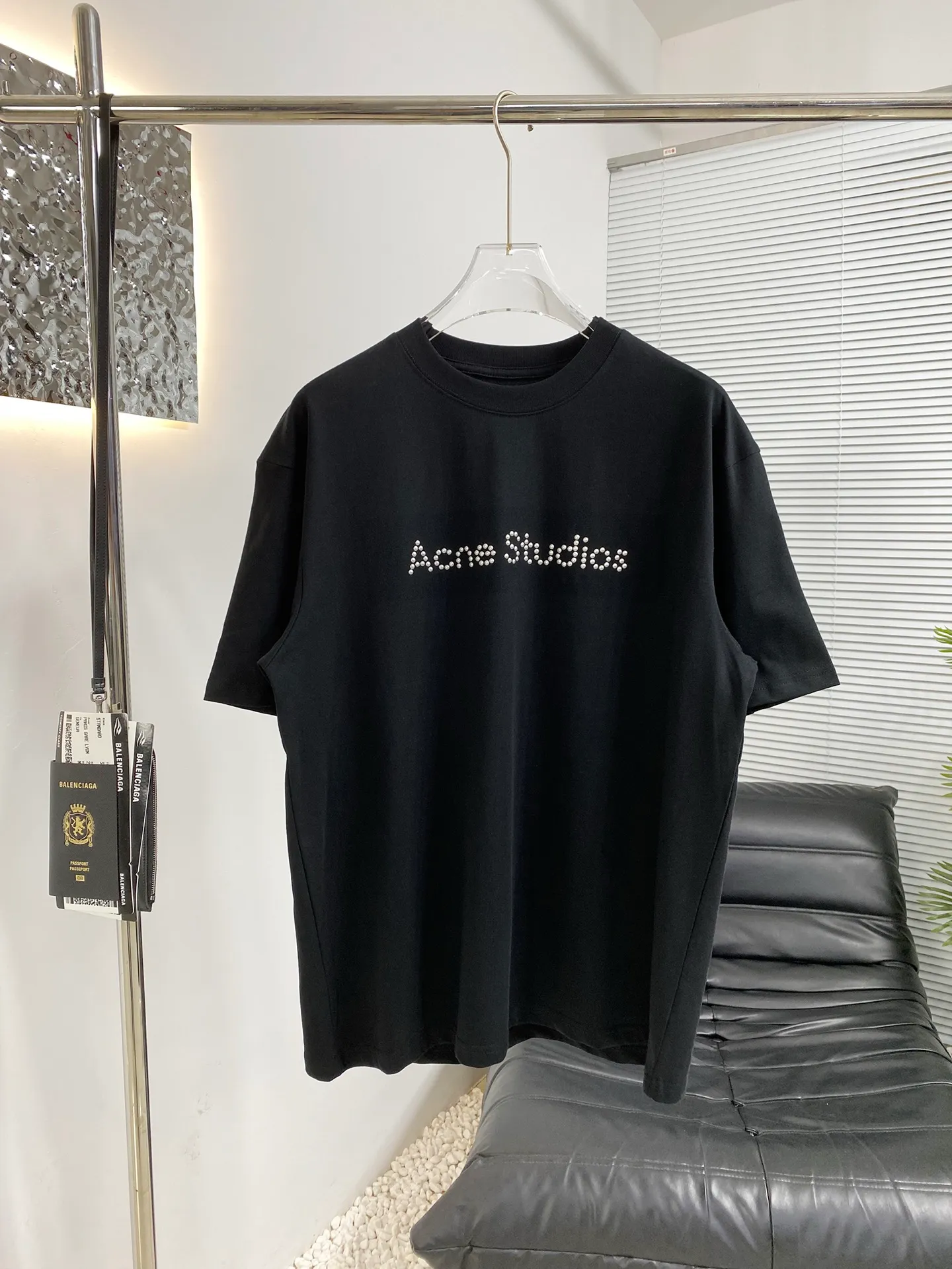 Quality Acne 25ss New Arrival T logo Versatile Breathable Same Style，Size M-XXL